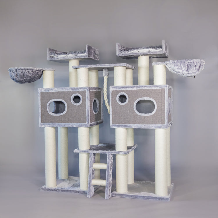 Cat Tree Royal Cat Palace (Light Grey)