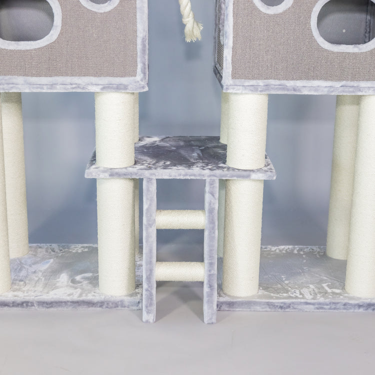 Cat Tree Royal Cat Palace (Light Grey)