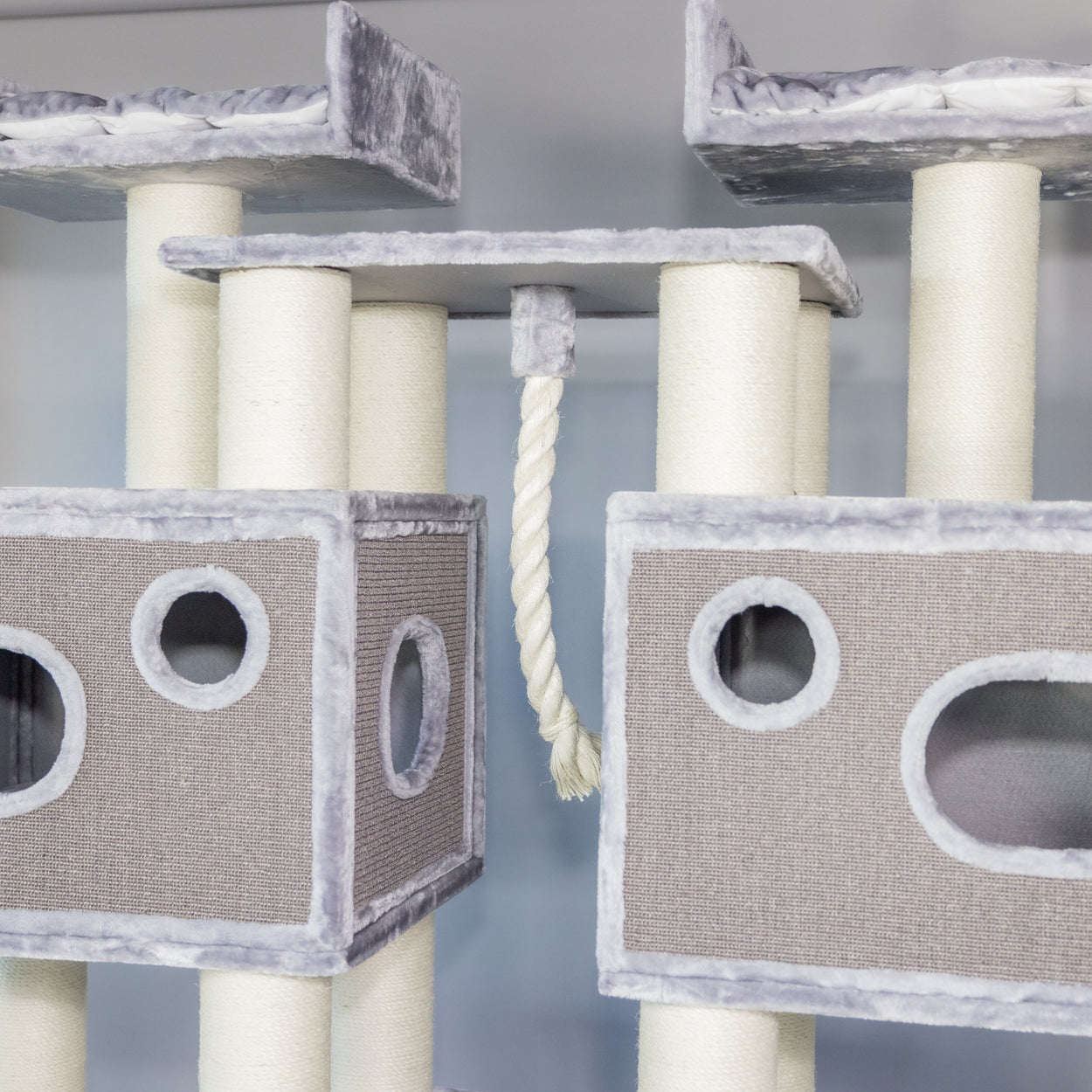 Cat Tree Royal Cat Palace (Light Grey)