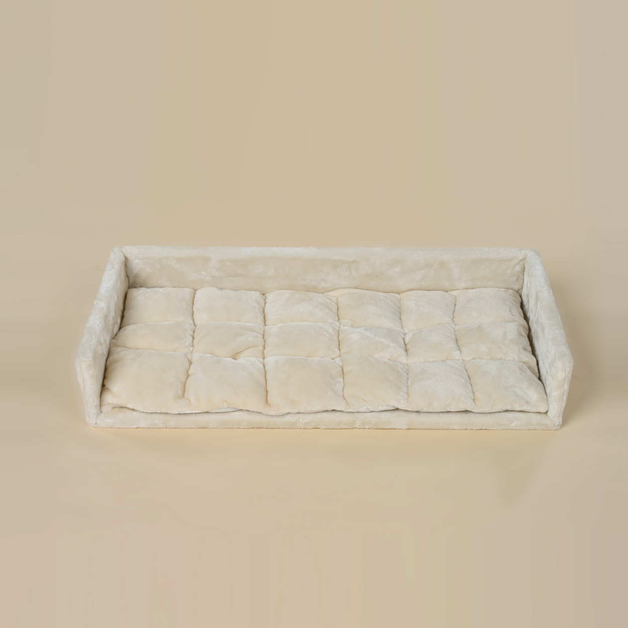 Lounge with Cushion, Siberian Cat Castle 90 x 40 x 15 cm (Cream)