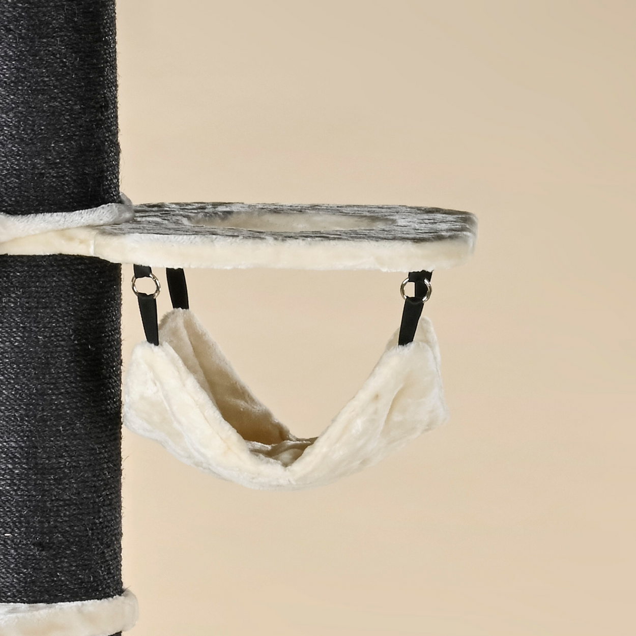 Cat Tree Maine Coon Tower Blackline Crown (Cream)