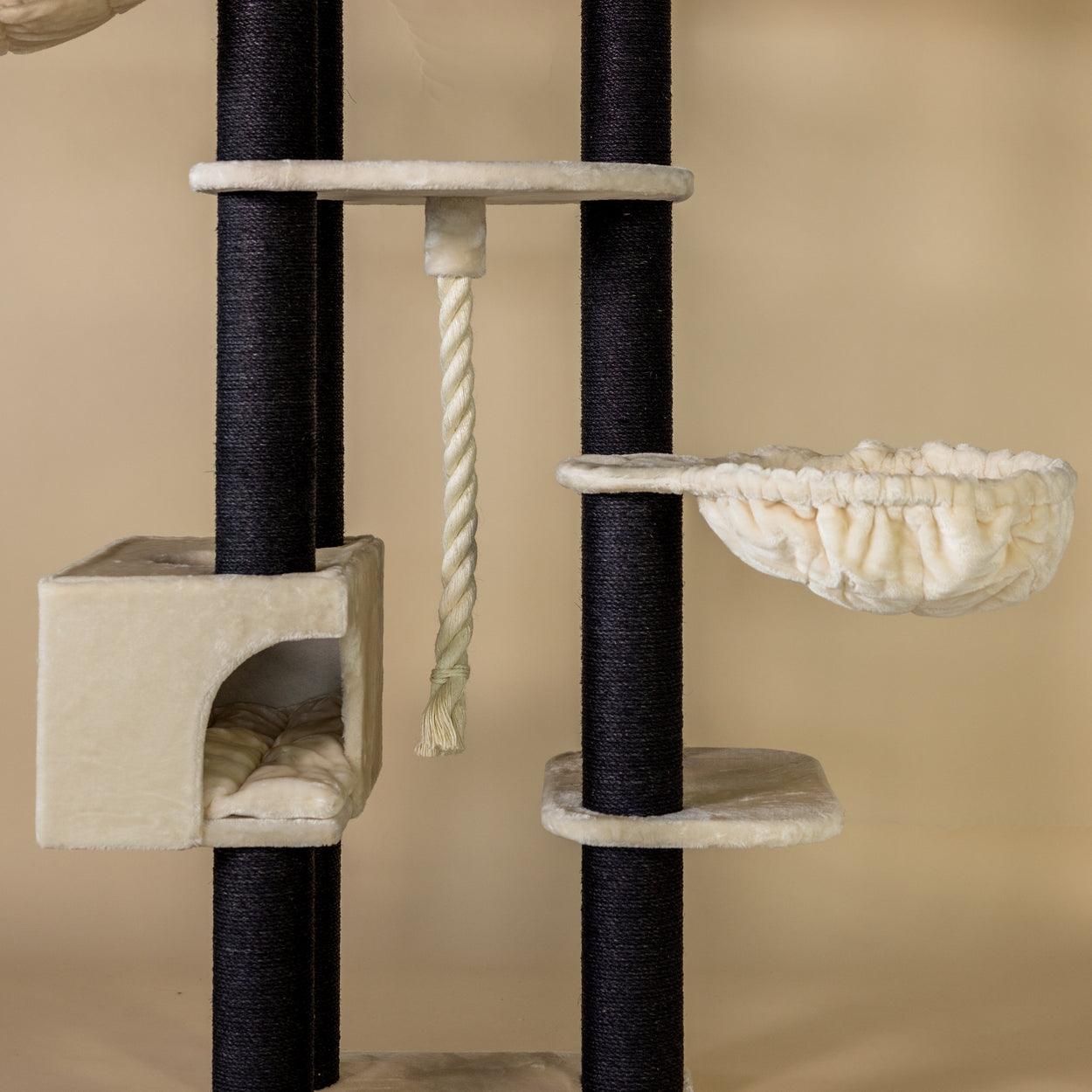 Cat Tree Catdream de Luxe Blackline (Cream)