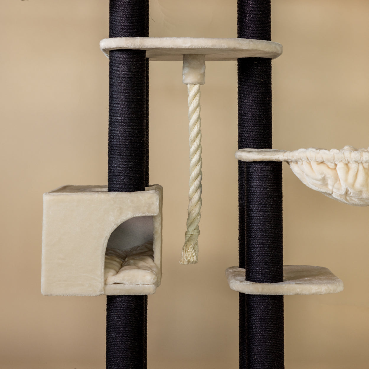 Cat Tree Catdream de Luxe Blackline (Cream)