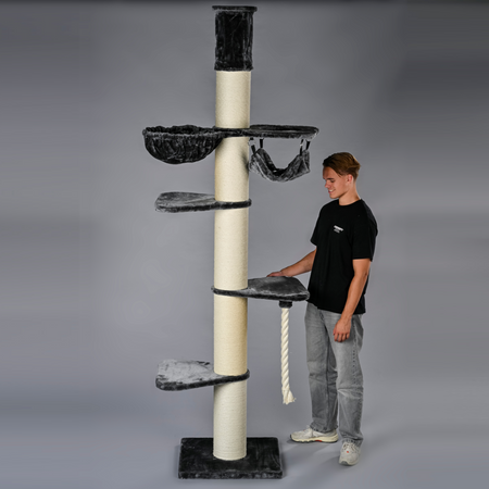 Cat Tree Maine Coon Tower Crown (Dark Grey)