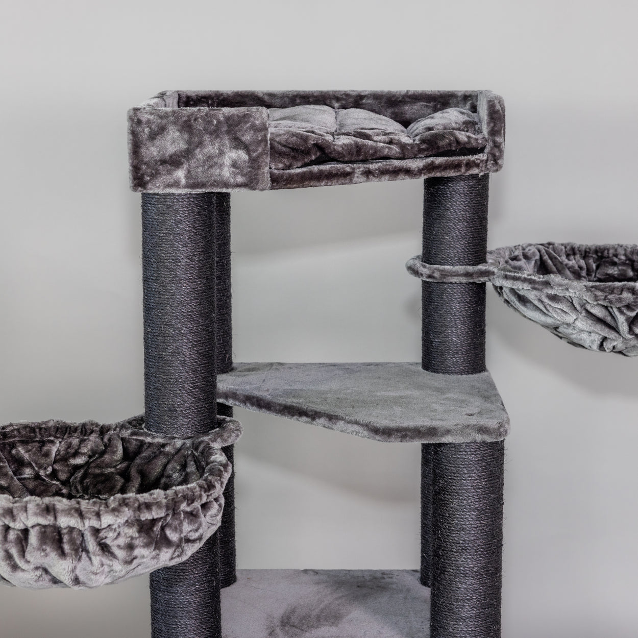 Cat Tree Corner Coon Blackline (Dark Grey)