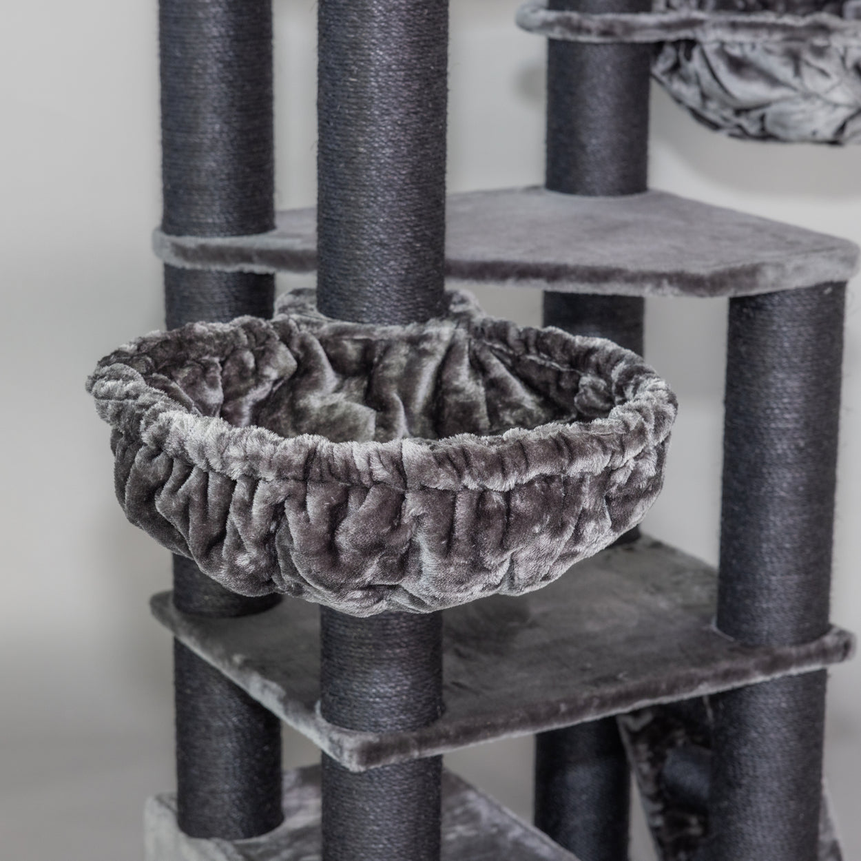 Cat Tree Corner Coon Blackline (Dark Grey)