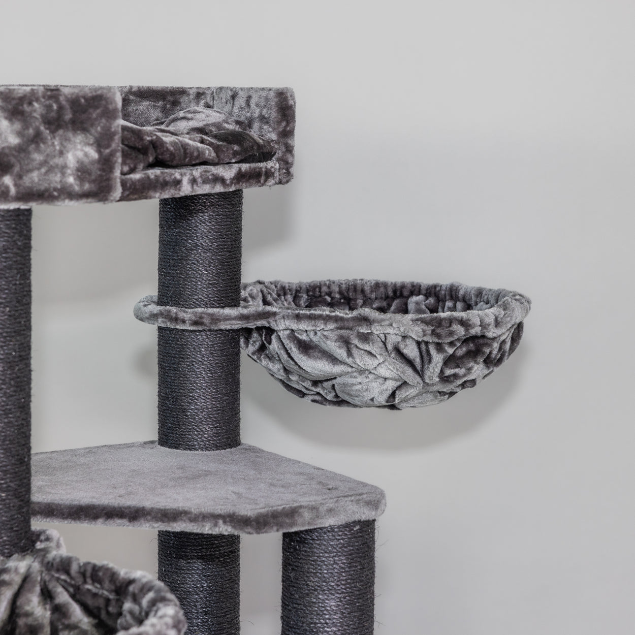 Cat Tree Corner Coon Blackline (Dark Grey)