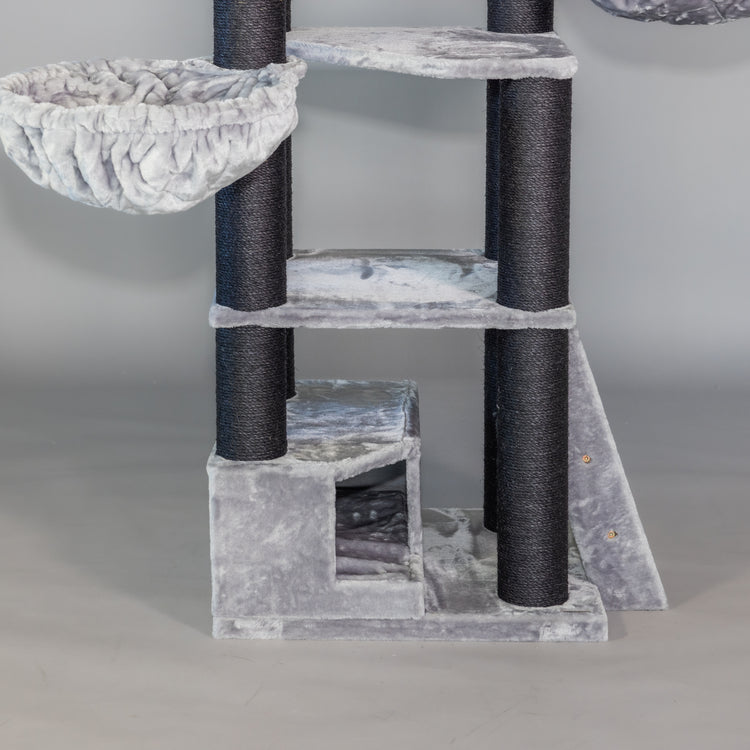 Cat Tree Corner Coon Blackline (Light Grey)