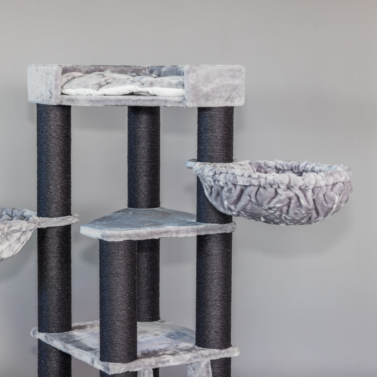 Cat Tree Corner Coon Blackline (Light Grey)