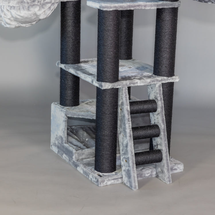 Cat Tree Corner Coon Blackline (Light Grey)