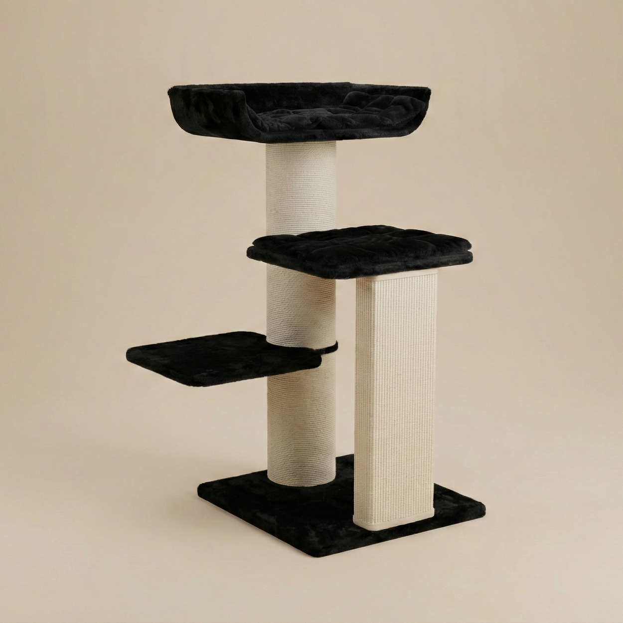Cat Tree Maine Coon Throne (Black Teddy)