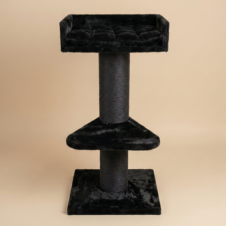 Cat Tree Maine Coon Lounge Blackline (Black Teddy)