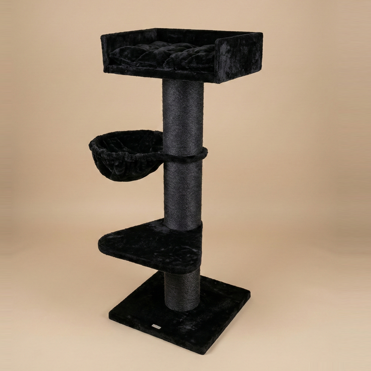 Cat Tree Royalty Blackline De luxe (Black Teddy)