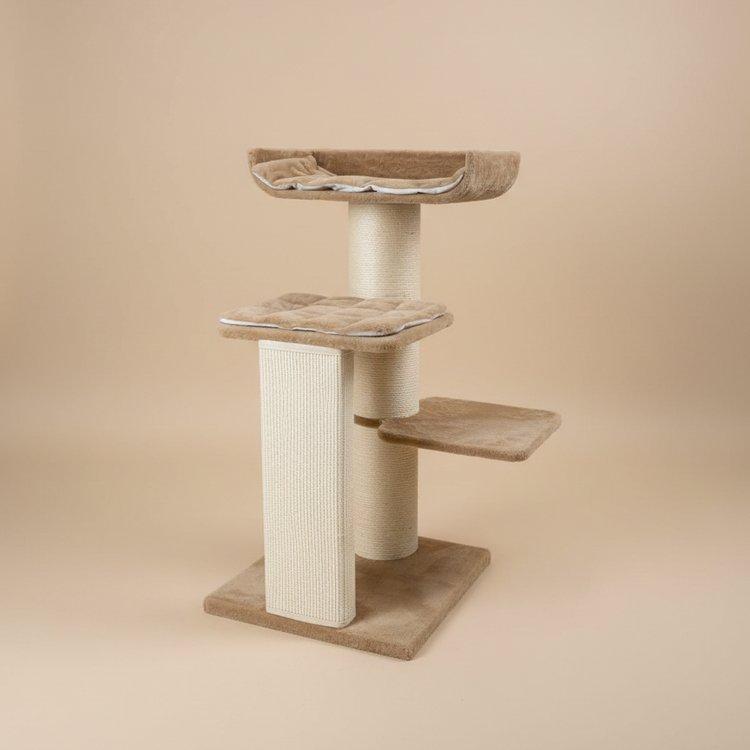 Cat Tree Maine Coon Throne (Cappuccino Teddy)