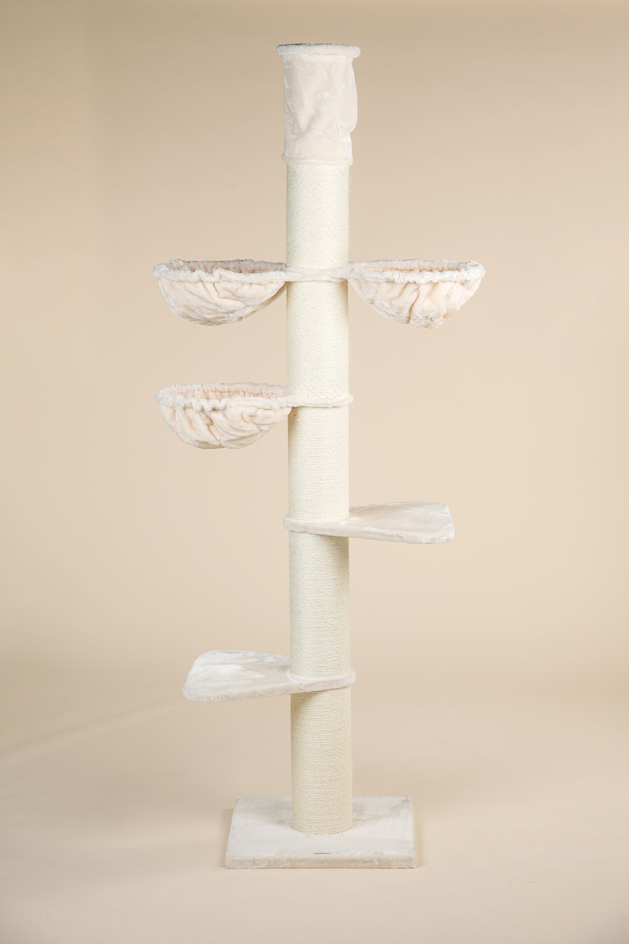 Cat Tree Maine Coon Tower Plus (Cream) 225-245 cm