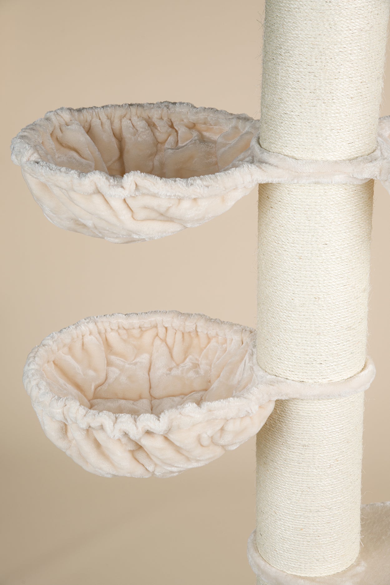 Cat Tree Maine Coon Tower Plus (Cream) 225-245 cm