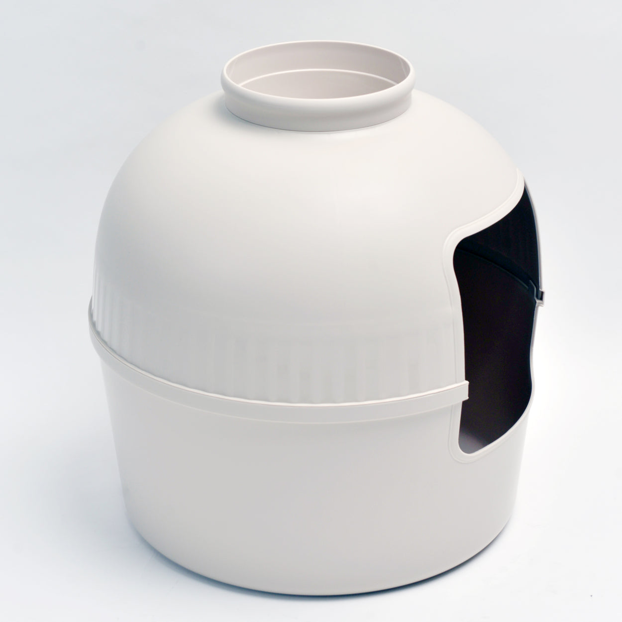 Litter Box Flower XXL, Hidden Cat Toilet (Cappuccino Cream)