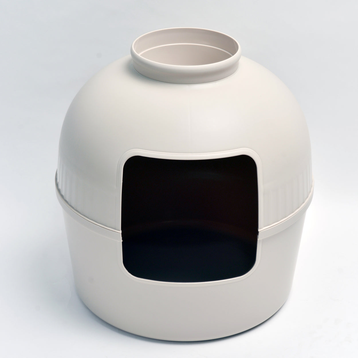 Litter Box Flower XXL, Hidden Cat Toilet (Cappuccino Cream)