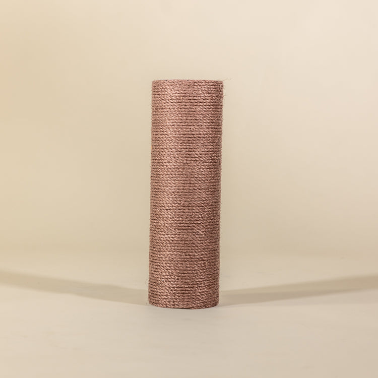 Sisal pole 45 cm x 15 cmØ - M8 - 1 screw hole (brown)