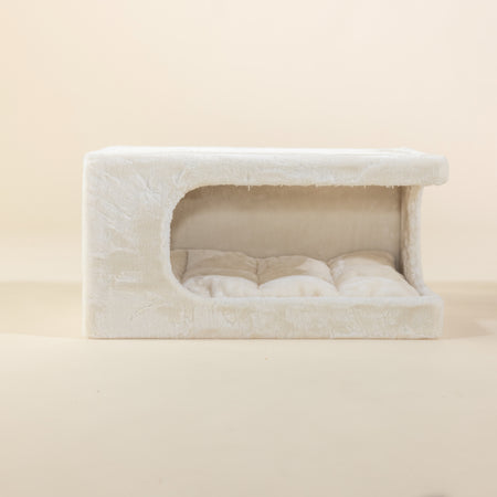 Playhouse with Cushion (Bottom), Norwegian Cat Retreat (Cream)