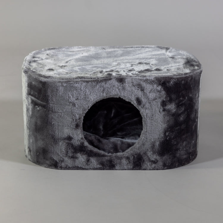 Playhouse with Cushion Panther XXL (Dark Grey)