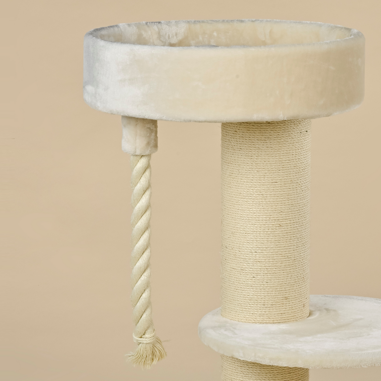 Cat Tree Maine Coon Lounge Sleeper (Cream)