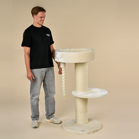 Cat Tree Maine Coon Lounge Sleeper (Cream)