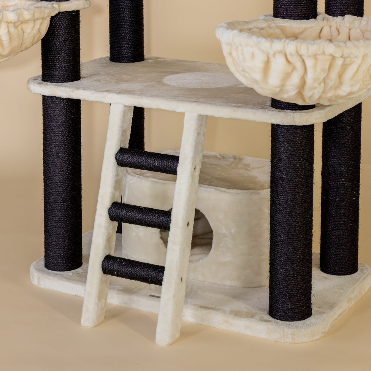 Cat Tree for Large Breeds - Panther XXL Blackline (Beige)