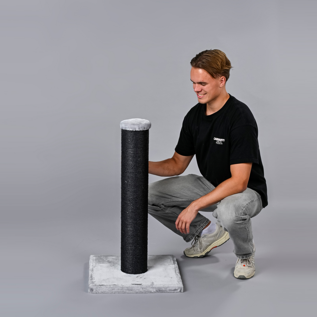 Cat Tree Ragdoll Scratcher Blackline (Light Grey)