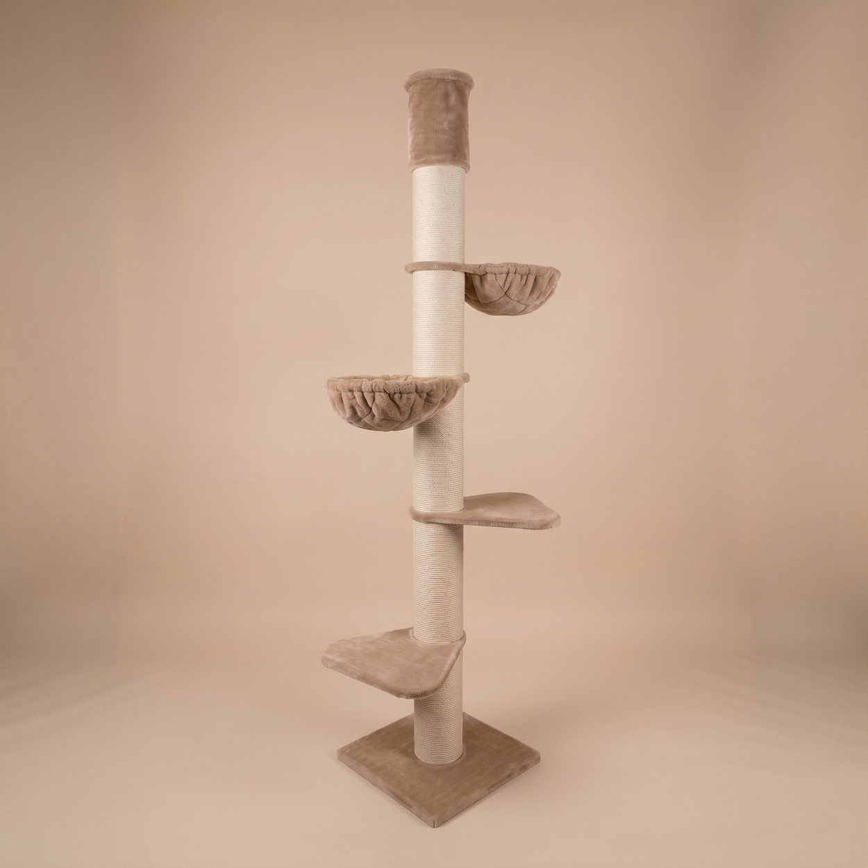 Cat Tree Maine Coon Tower (Cappuccino Teddy) 245-265 cm