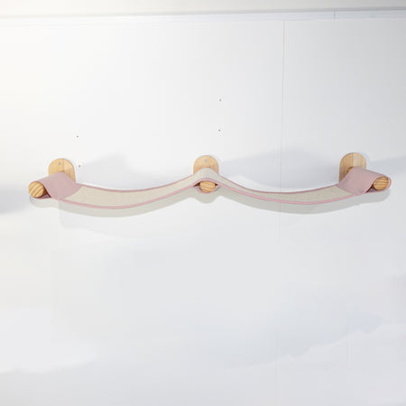 Wall unit Climbing wall Cat - Wall Bridge (Pink)