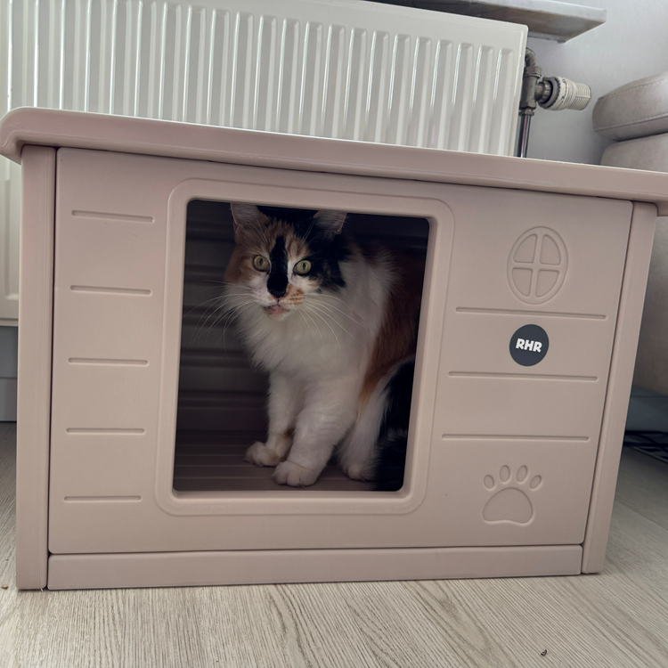 Cat House Villa de Luxe for Outside and Inside (Cappuccino)