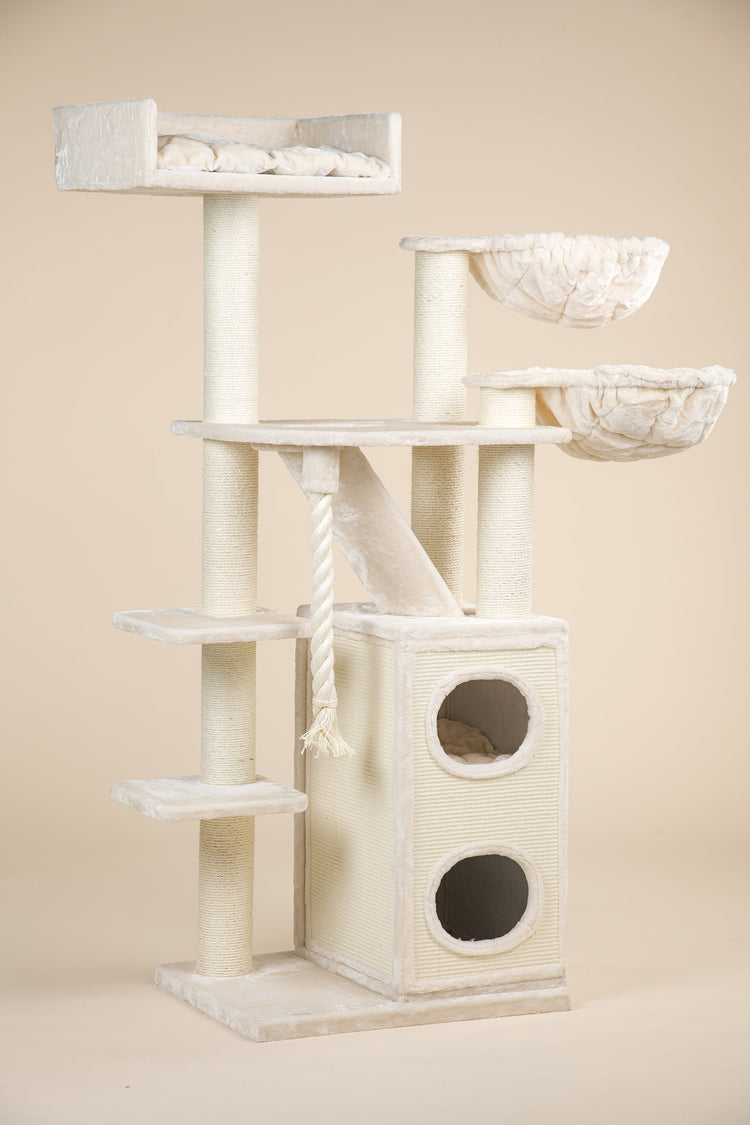 Cat Tree Cat Penthouse Plus (Cream)