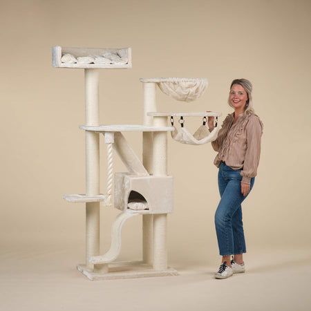 Cat Tree Kilimandjaro de Luxe Crown (Cream)