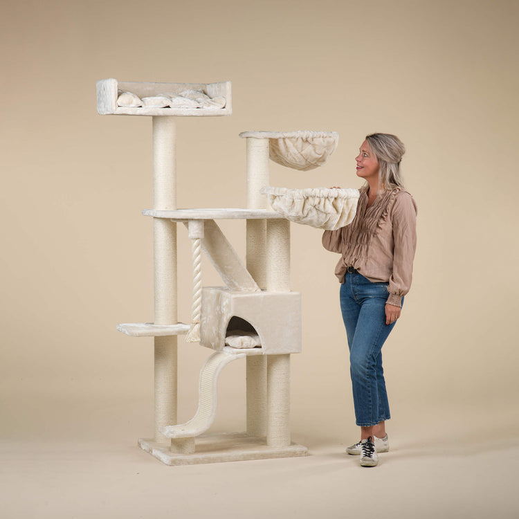 Cat Tree Kilimandjaro de Luxe Plus (Cream)