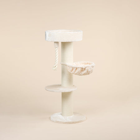 Cat Tree Maine Coon Sleeper de Luxe (Cream)
