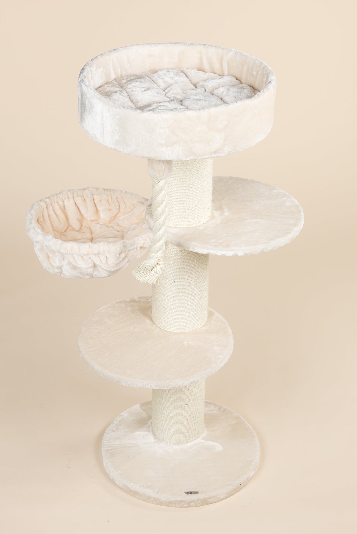 Cat Tree Maine Coon Sleeper Plus (Cream)