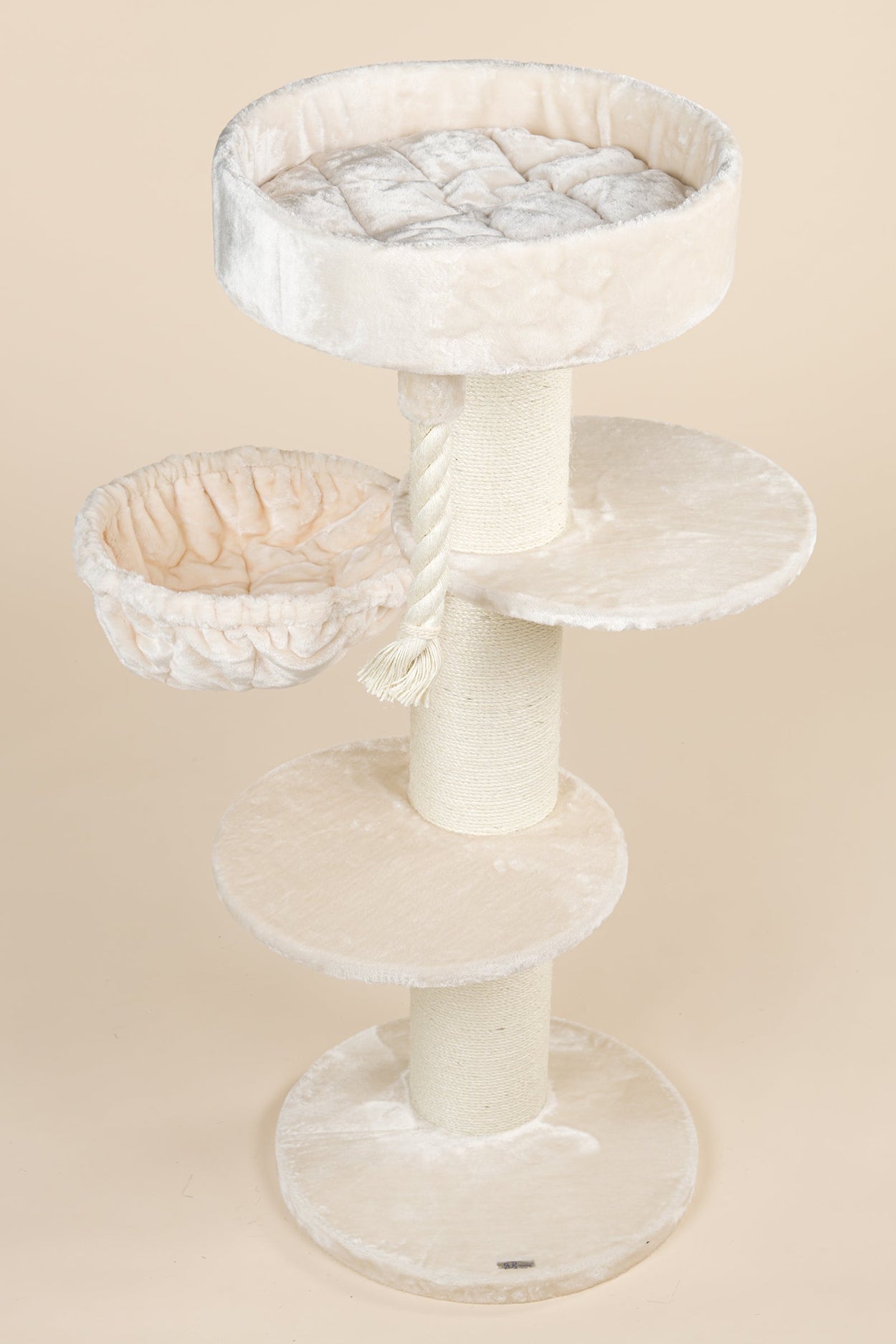 Cat Tree Maine Coon Sleeper Plus (Cream)