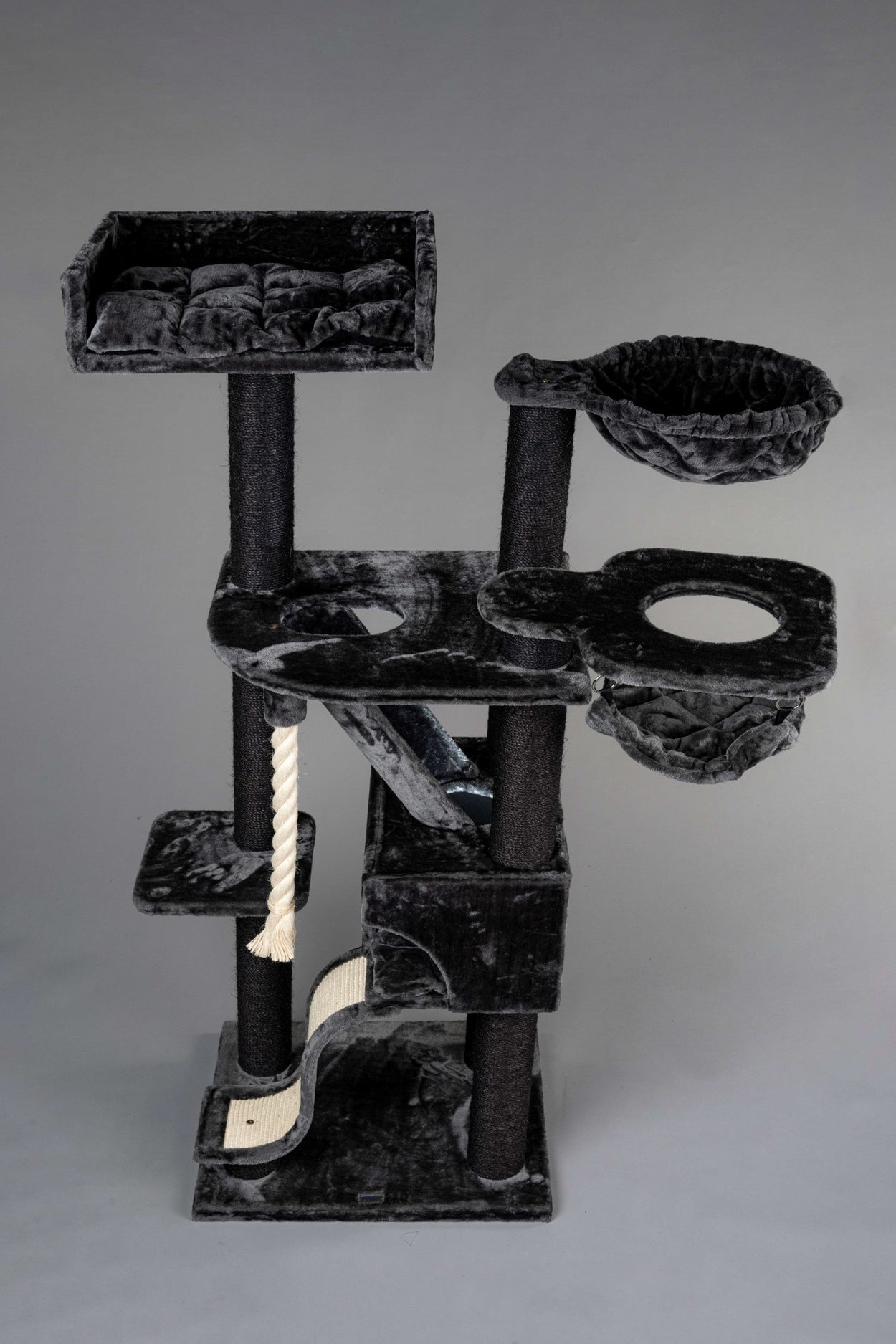 Cat Tree Kilimandjaro de Luxe Blackline Crown (Dark Grey)