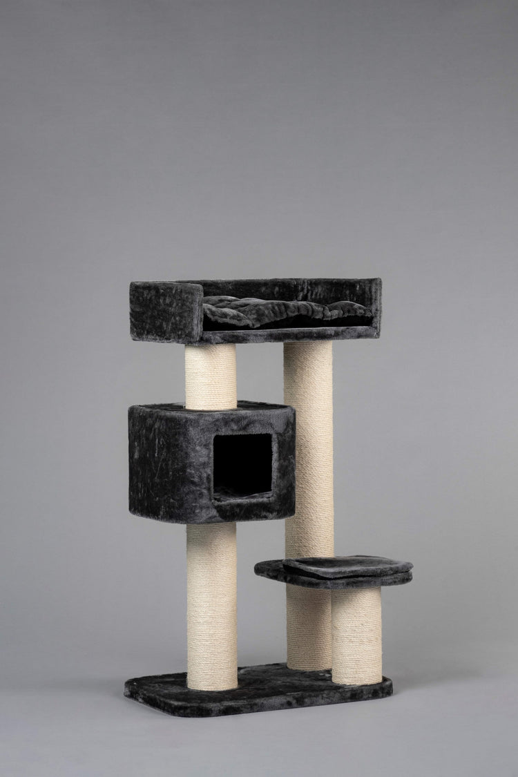 Cat Tree Devon Rex (Dark Grey)