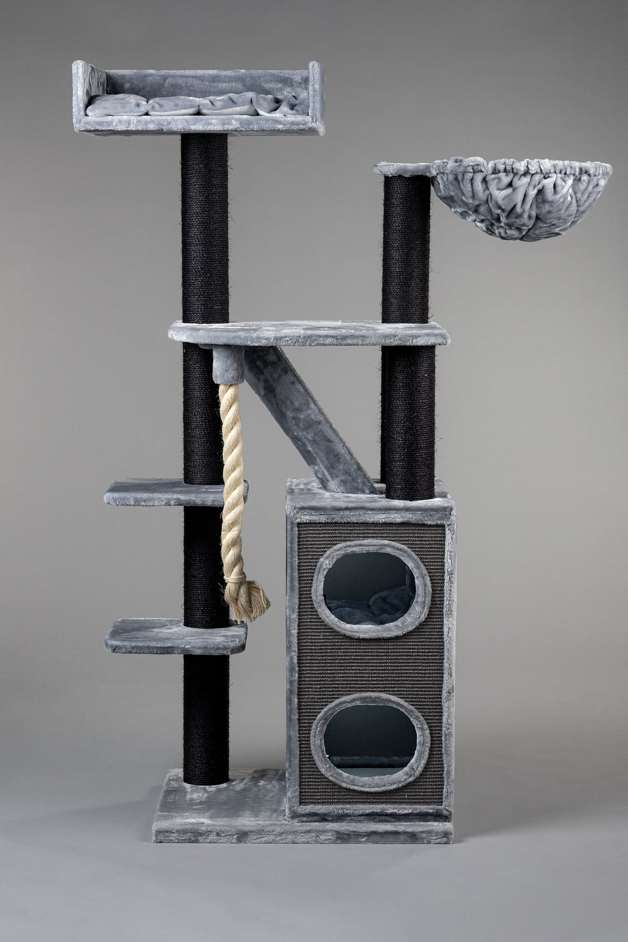 Cat Tree Cat Penthouse Blackline (Light Grey)