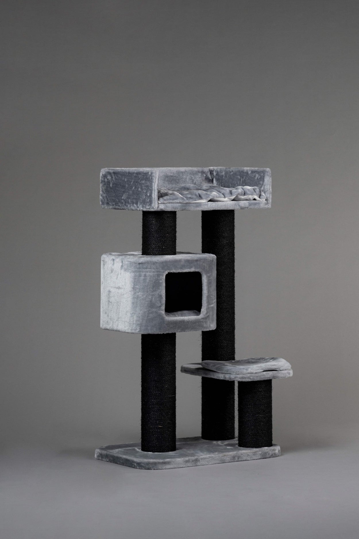 Cat Tree Devon Rex Blackline (Light Grey)