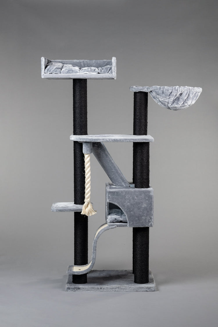 Cat Tree Kilimandjaro de Luxe Blackline (Light Grey)