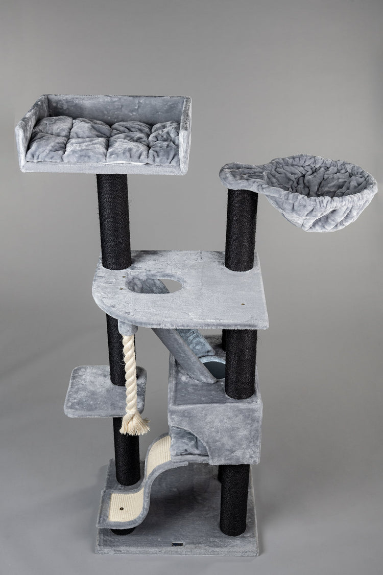 Cat Tree Kilimandjaro de Luxe Blackline (Light Grey)