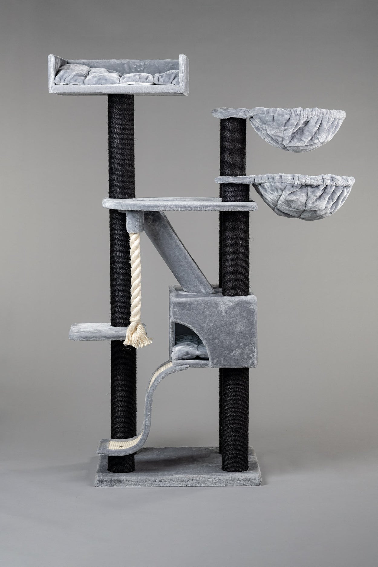 Cat Tree Kilimandjaro de Luxe Blackline Plus (Light Grey)