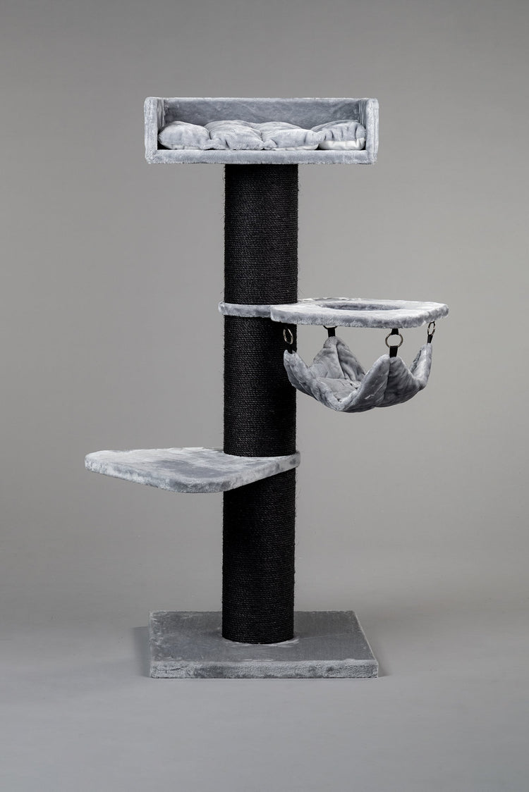 Cat Tree Royalty Blackline Crown (Light Grey)