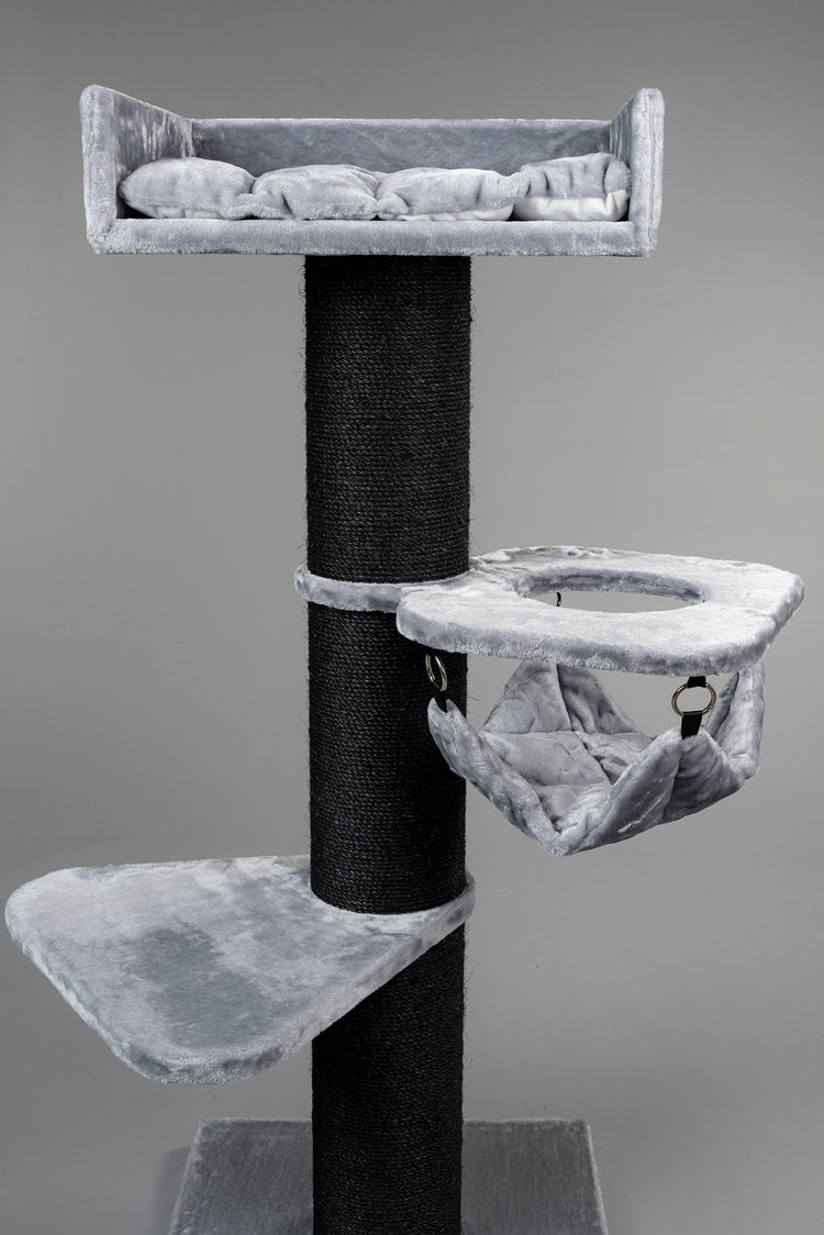 Cat Tree Royalty Blackline Crown (Light Grey)