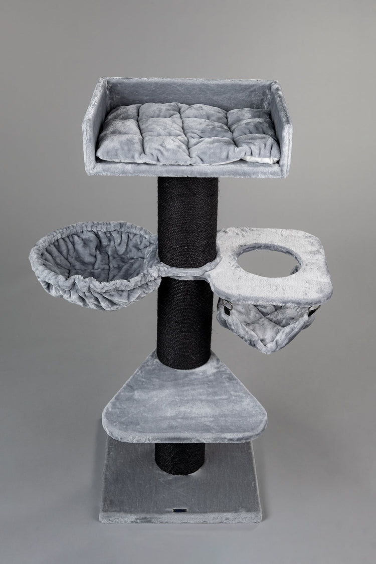 Cat Tree Royalty Blackline Crown Plus (Light Grey)