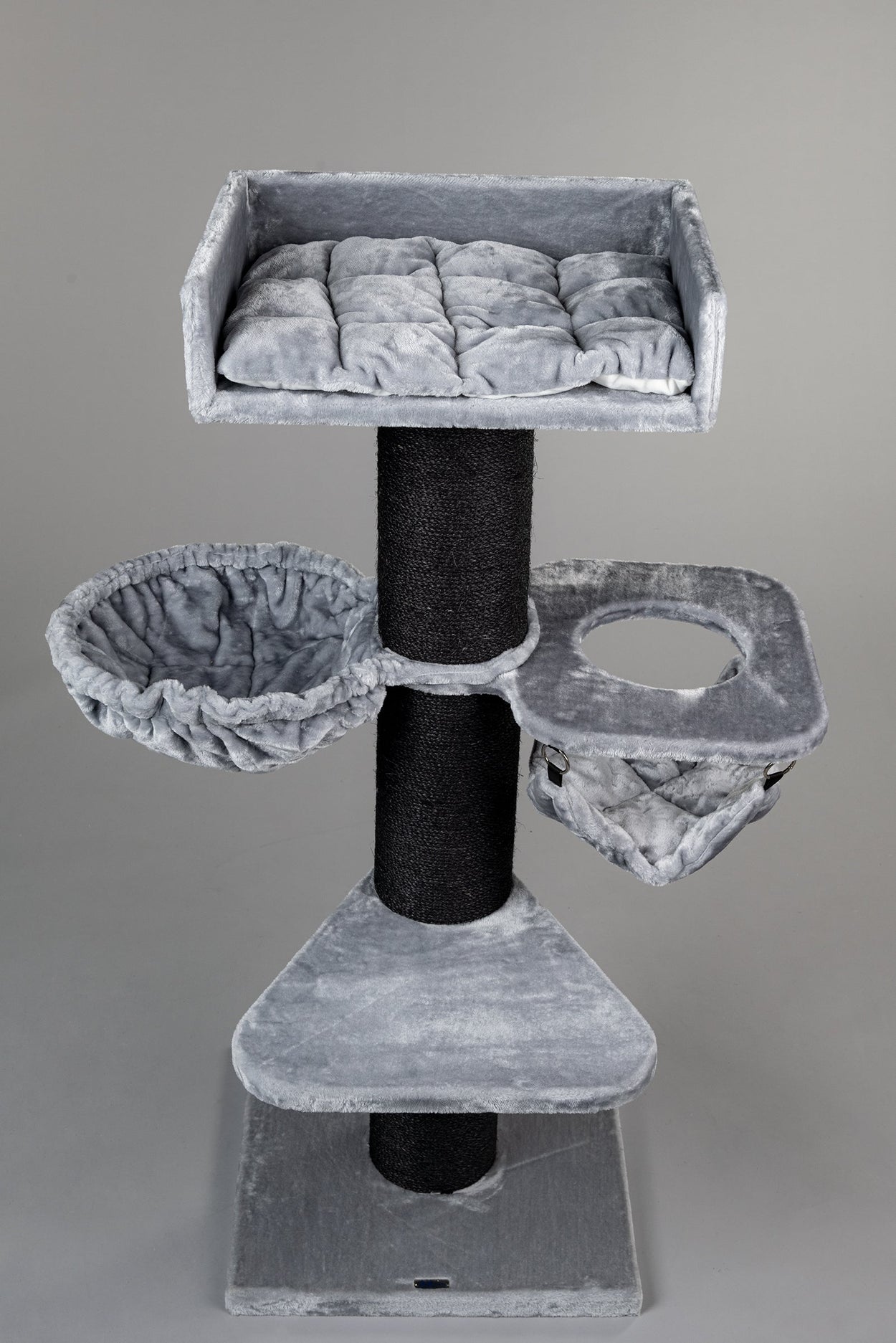 Cat Tree Royalty Blackline Crown Plus (Light Grey)