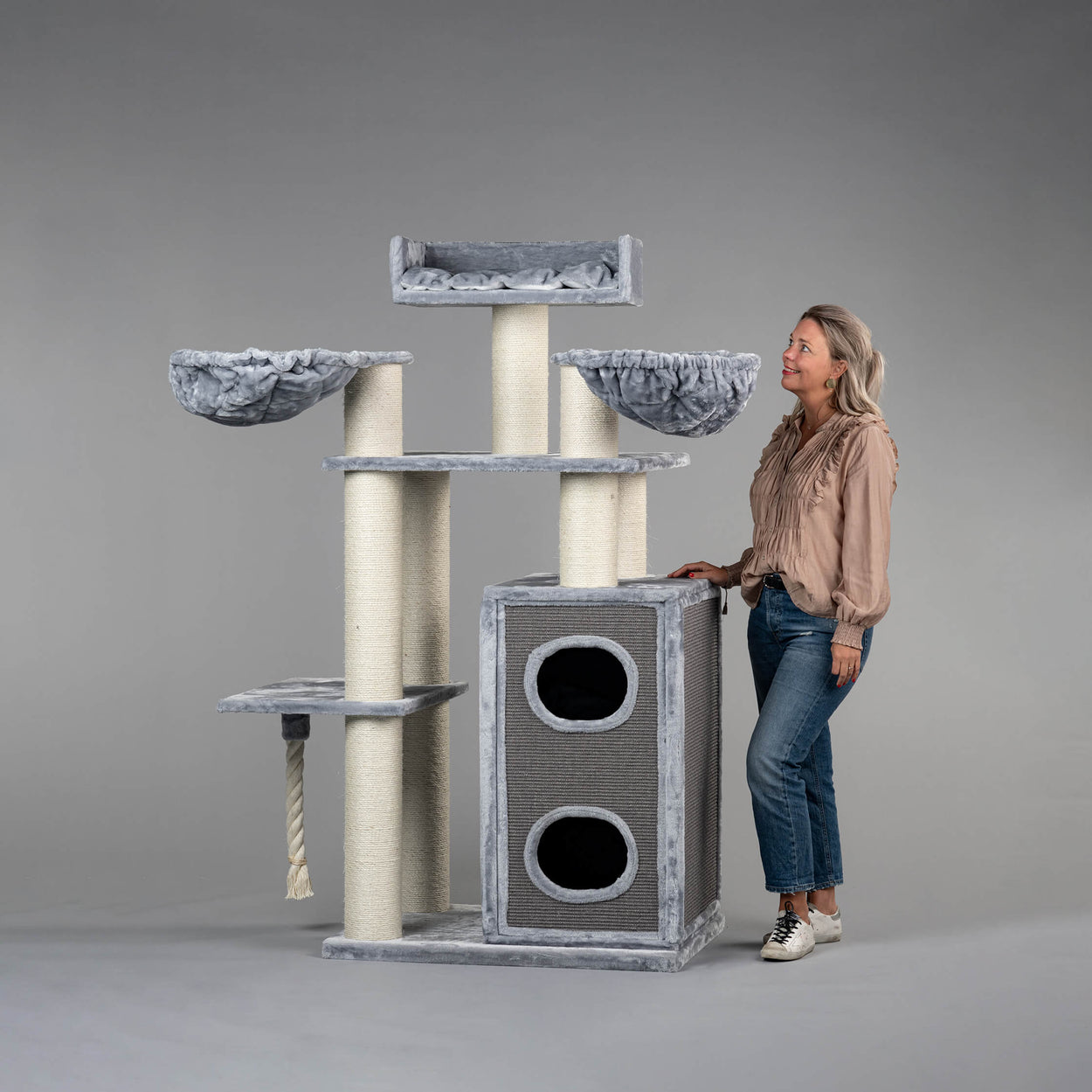 Cat Tree Cat Paradise (Light Grey)